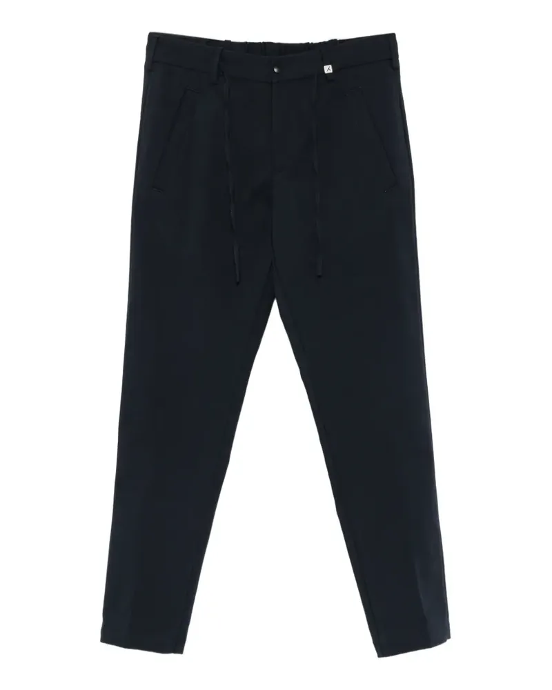 MYTHS drawstring tapered trousers - Blau Blau