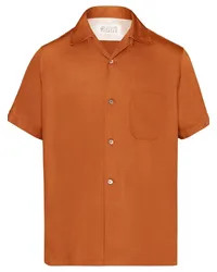 Maison Margiela Kurzärmeliges C Hemd Orange