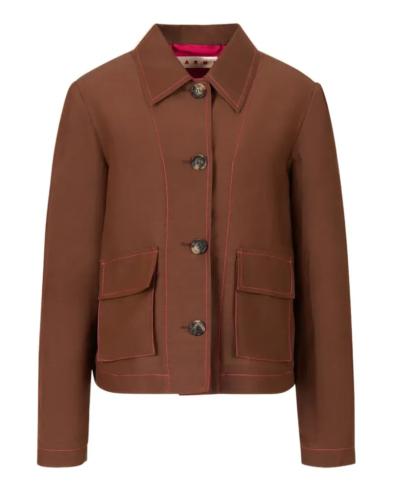 Marni Klassische Jacke - Braun Braun