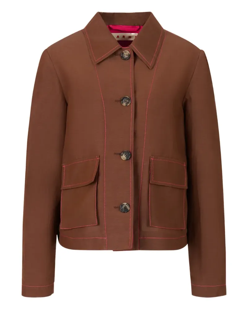 Marni Klassische Jacke - Braun Braun