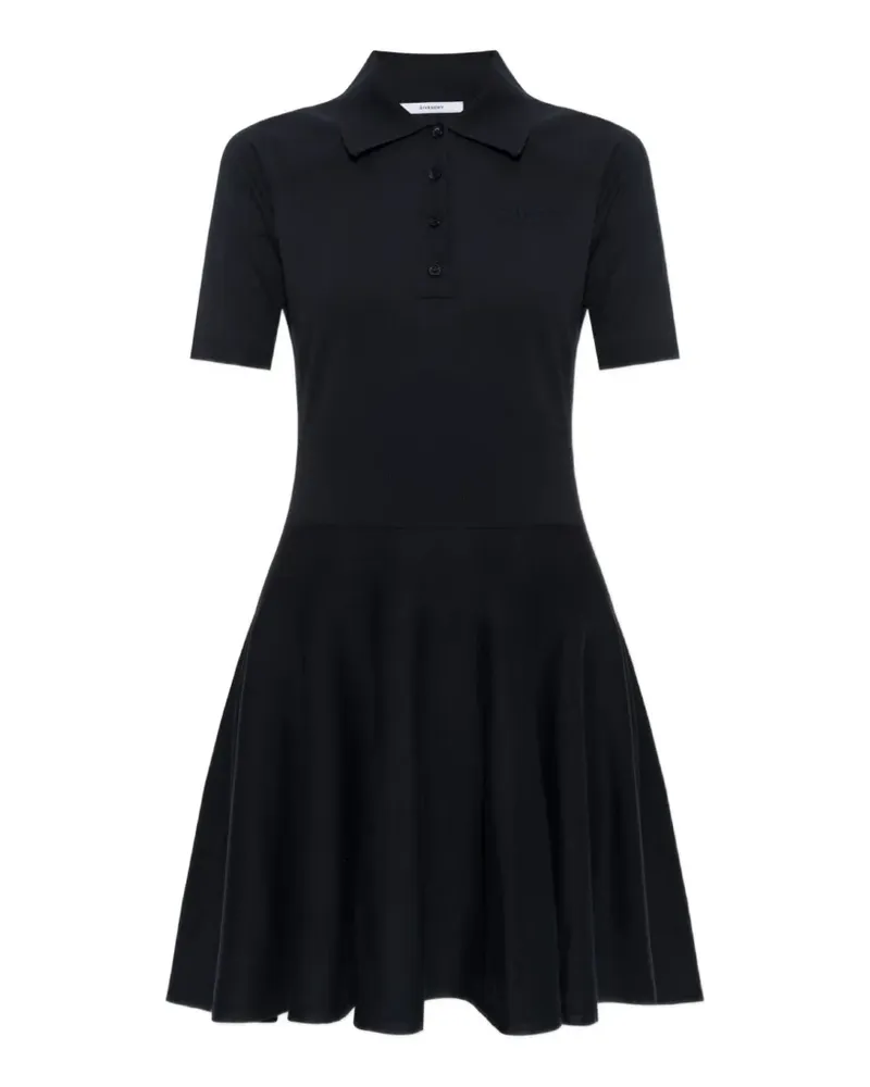 Givenchy mini polo dress in cotton and silk - Schwarz Schwarz