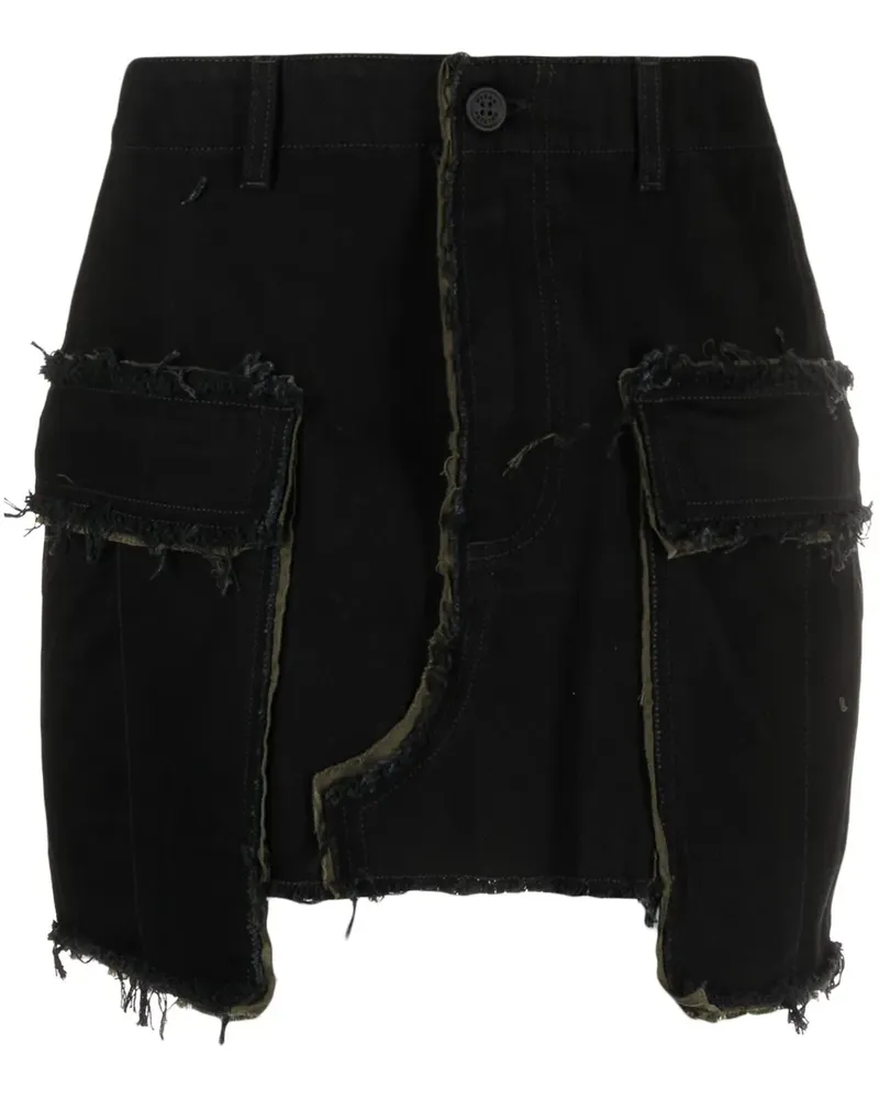 Heron Preston Rebuilt Jeansrock - Schwarz Schwarz
