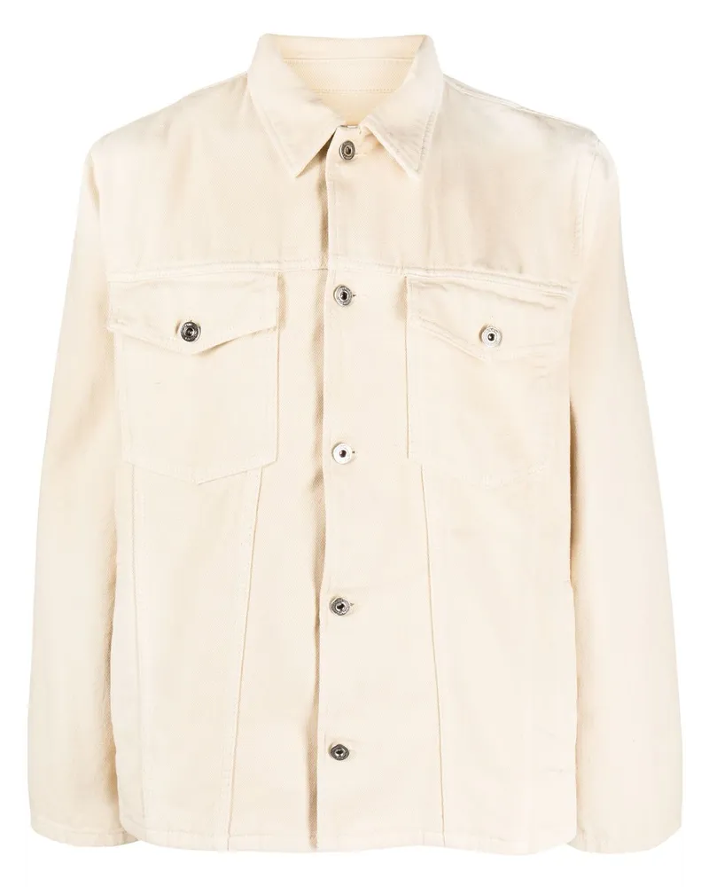 OFF-WHITE Besticktes Jeanshemd - Nude Nude