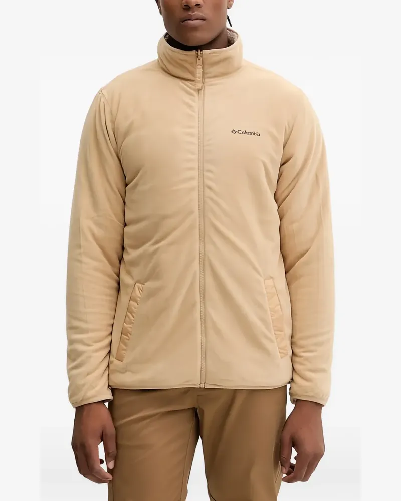 Columbia Sportswear Company Strickpullover mit Reißverschlusstasche an der Brust - Nude Nude