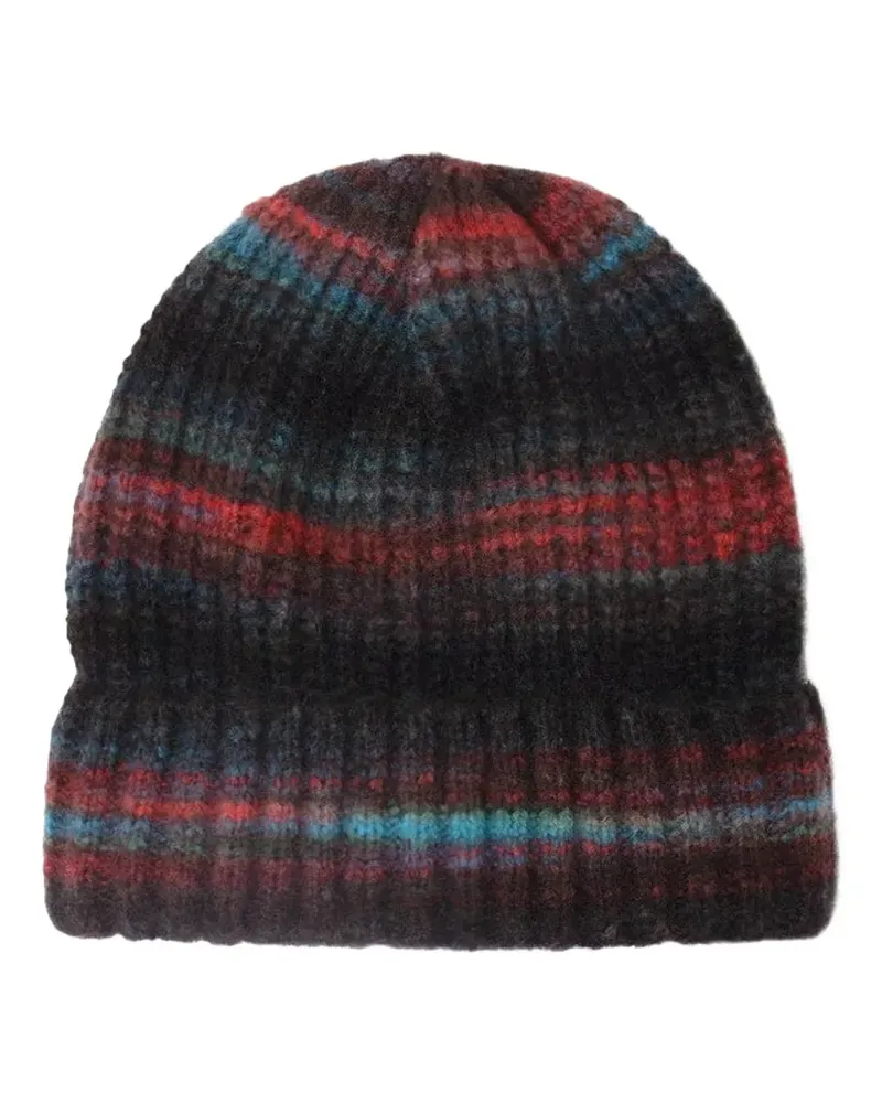 Xírena striped beanie hat - Schwarz Schwarz