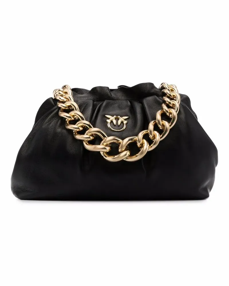 Pinko Chain Clutch - Schwarz Schwarz