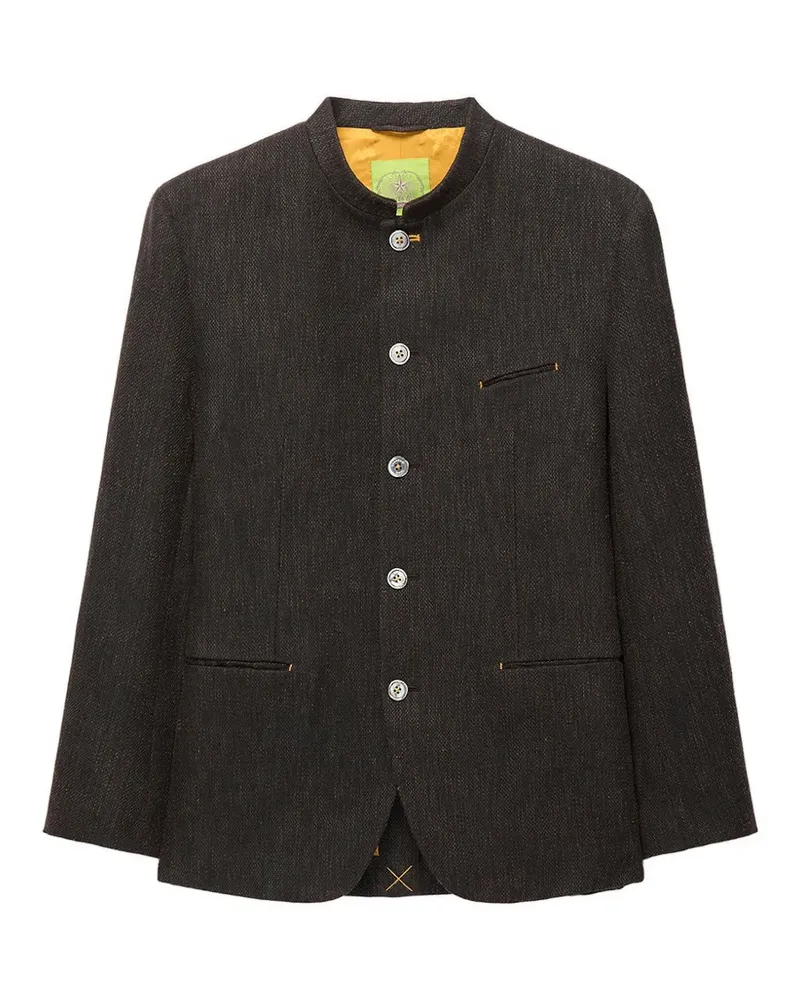 Shanghai Tang Perpetual Fortune Jacke mit fünf Knöpfen - Braun Braun
