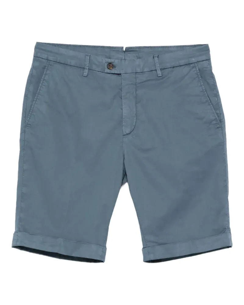 Corneliani cuffed tailored shorts - Blau Blau