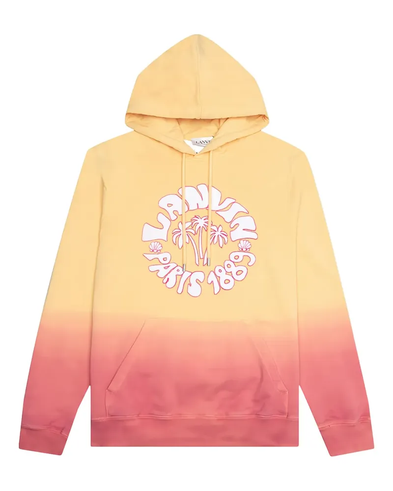 Lanvin Hoodie mit Palmen - Nude Nude