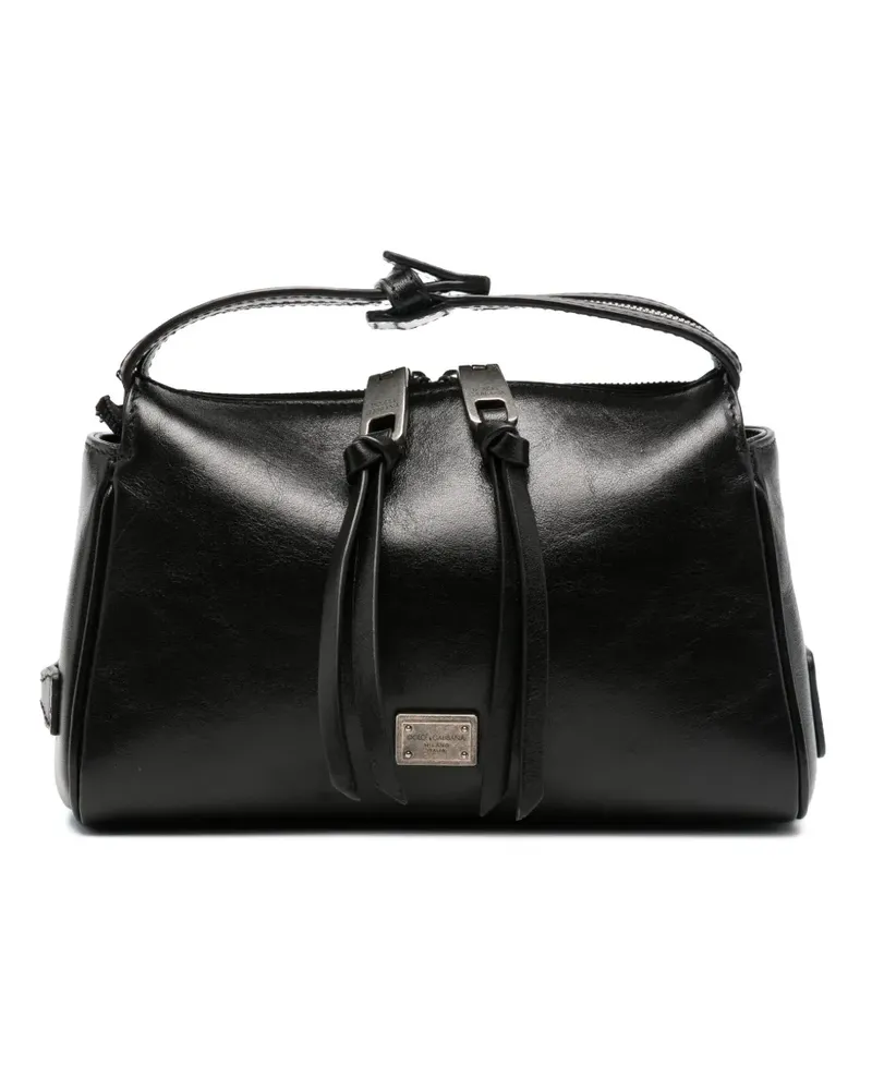 Dolce & Gabbana Tote Bag mit Reißverschluss - Schwarz Schwarz