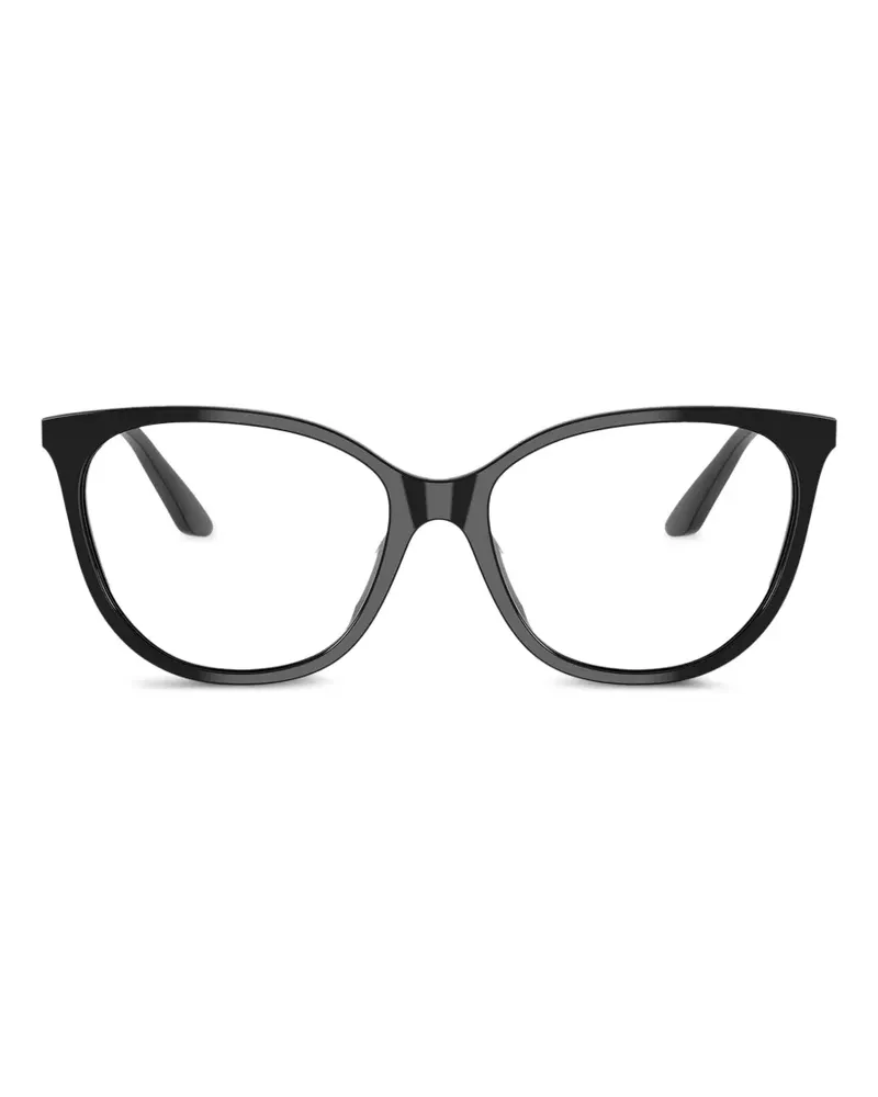 Emporio Armani Cat-Eye-Brille - Schwarz Schwarz