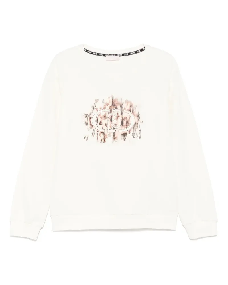 Liu Jo Sweatshirt mit Logo-Verzierung - Weiß Weiß