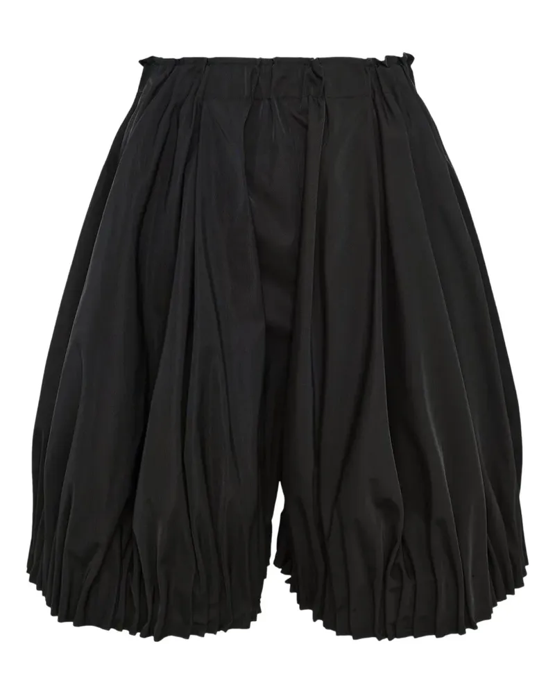 ENFÖLD tucked hem short - Schwarz Schwarz