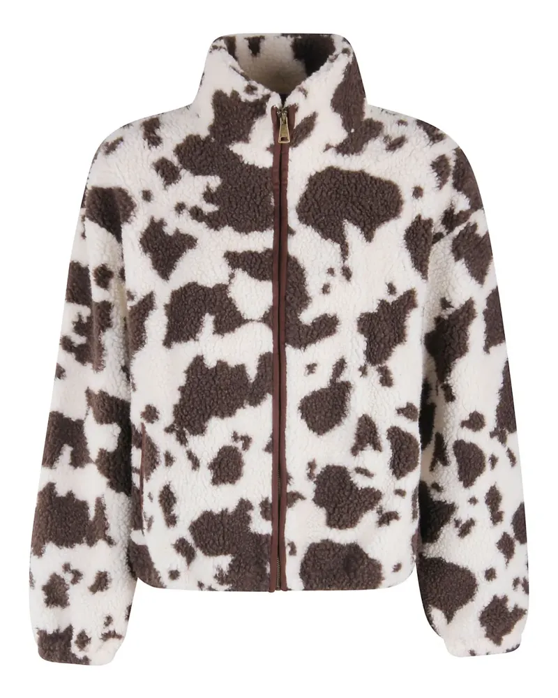 MC2 Saint Barth Bercy cow skin-print jacket - Weiß Weiß