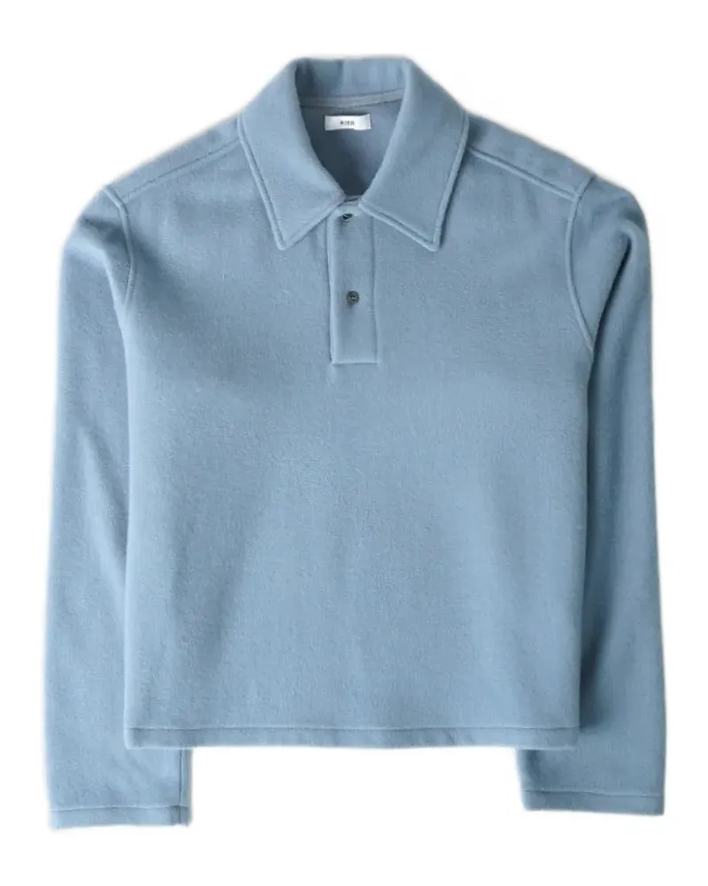 Rier wool polo shirt - Blau Blau