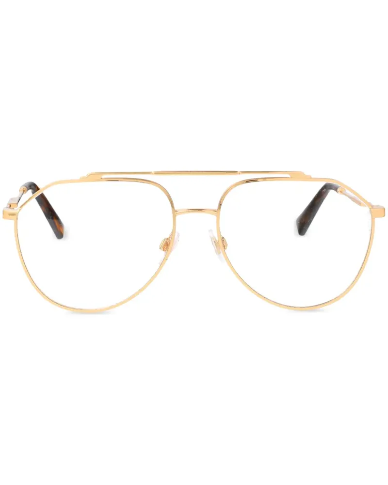 Dolce & Gabbana Klassische Pilotenbrille - Gold Gold