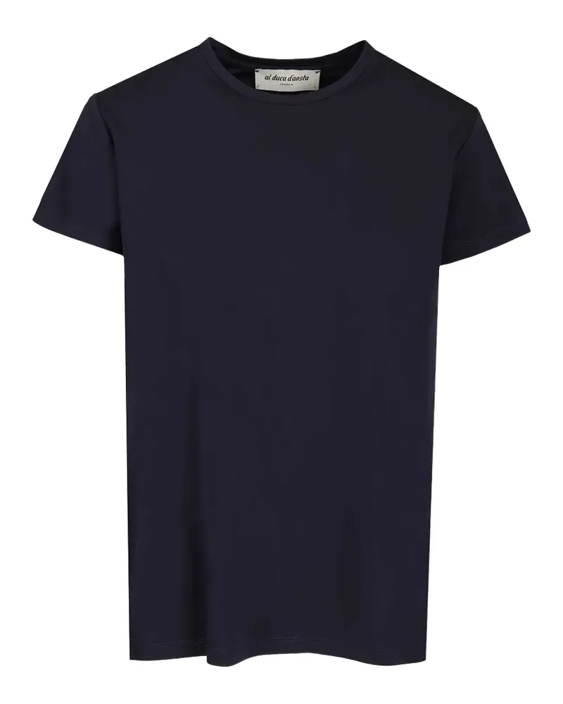 Al Duca D’Aosta 1902 T-Shirt mit geripptem Besatz - Blau Blau