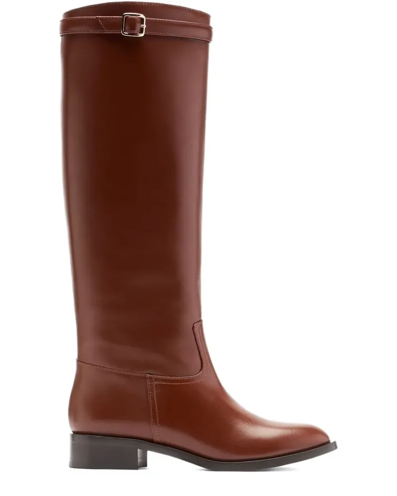 Scarosso Lauren Kniehohe Stiefel - Braun Braun