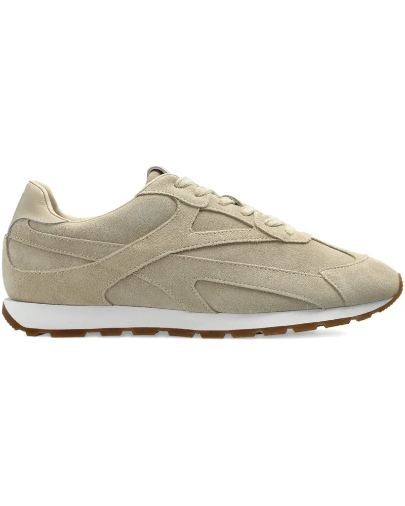 Anine Bing suede panelled sneakers - Nude Nude