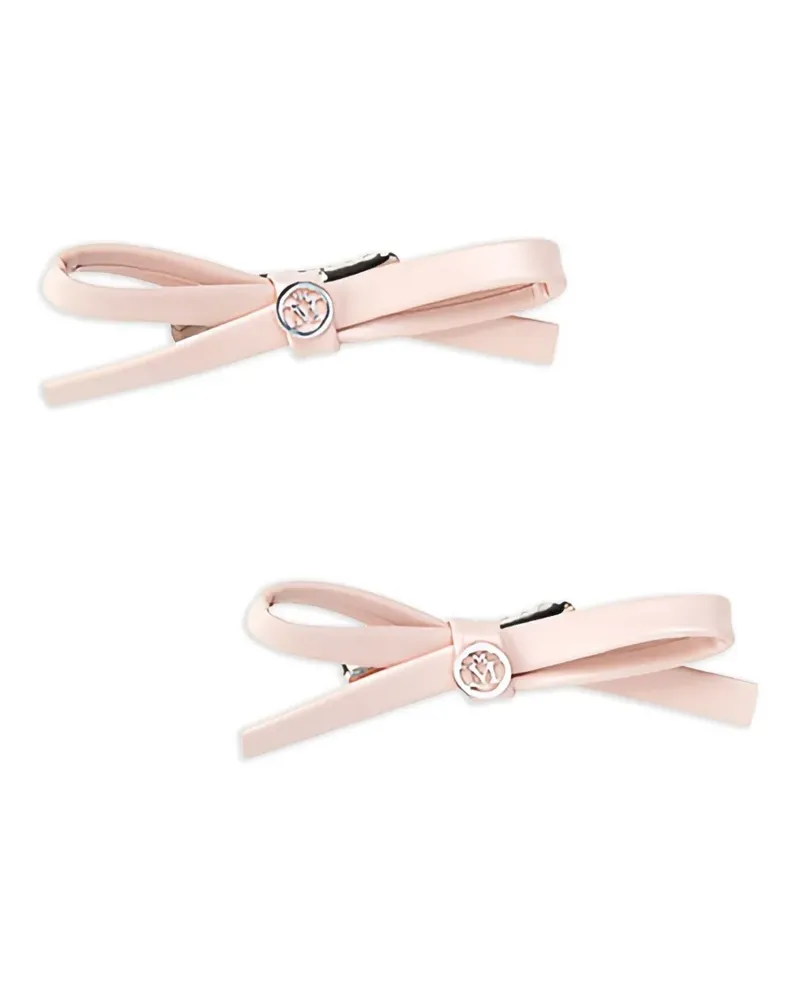 Maison Michel Haarspangen mit Schleife - Rosa Rosa