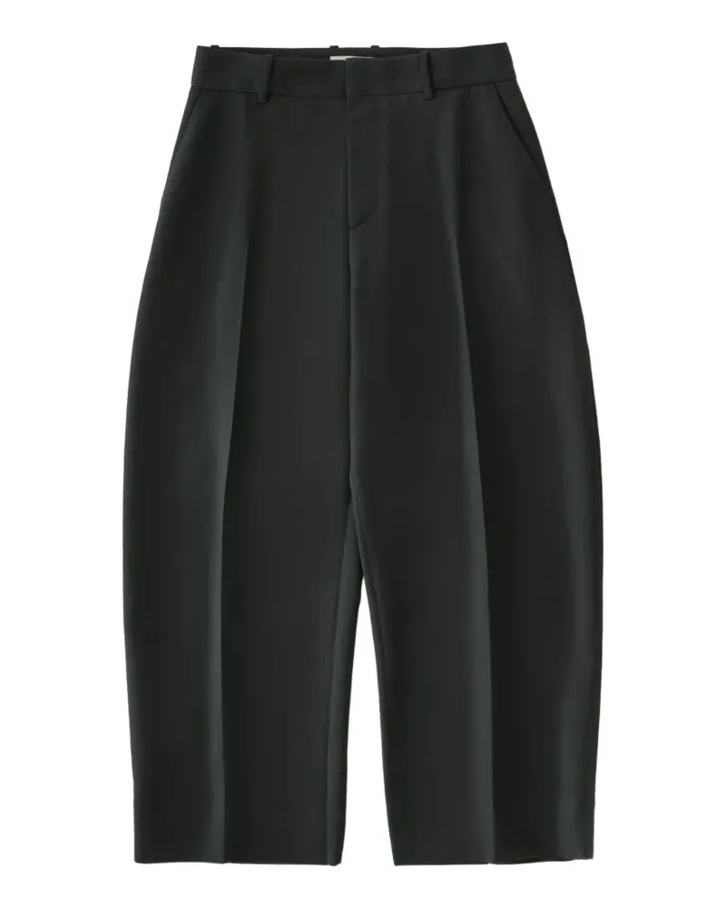 Studio Nicholson Fume curved-leg tailored trousers - Grün Grün