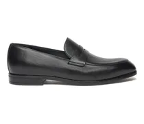 Onizy Loafer aus strukturiertem Leder - Schwarz