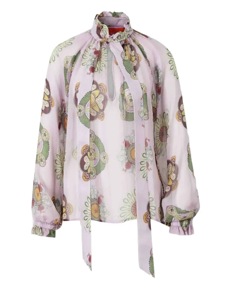 La DoubleJ floral-print blouse - Violett Violett