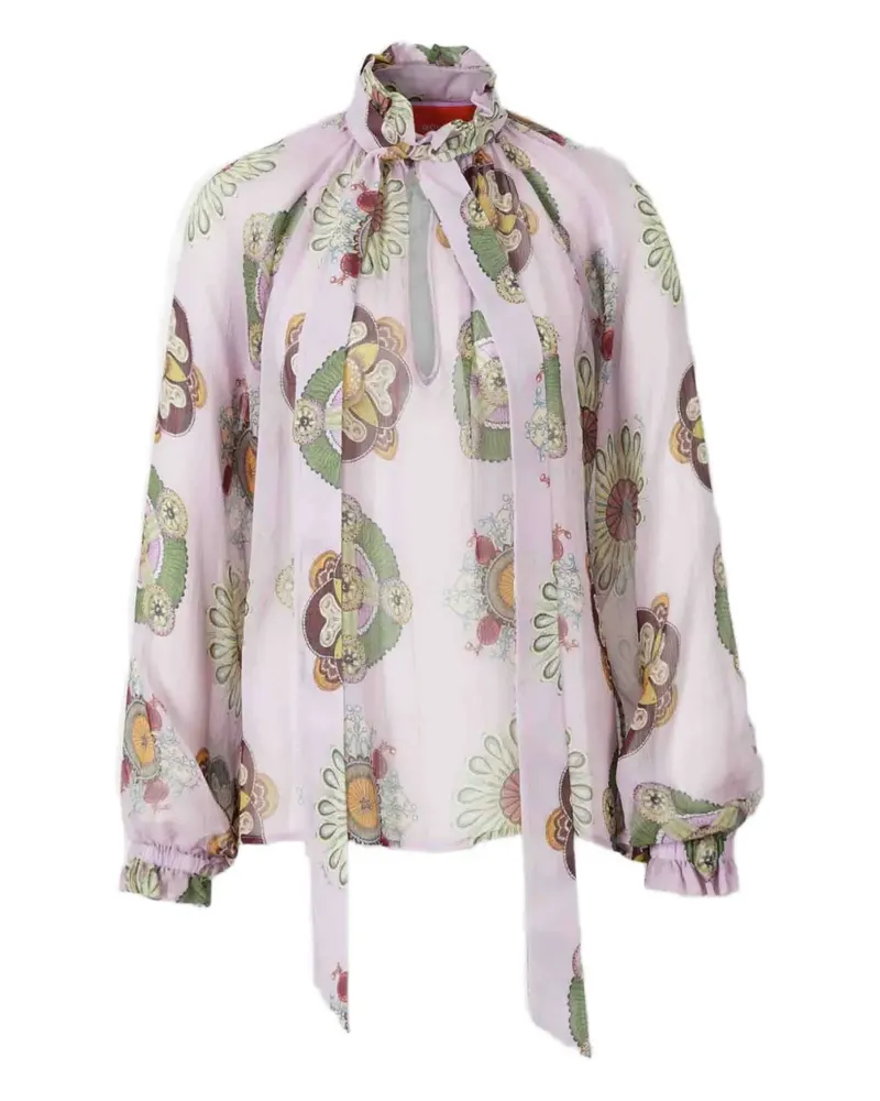 La DoubleJ floral-print blouse - Violett Violett
