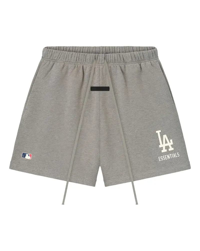 Fear of God x MLB Dodgers logo shorts - Grau Grau
