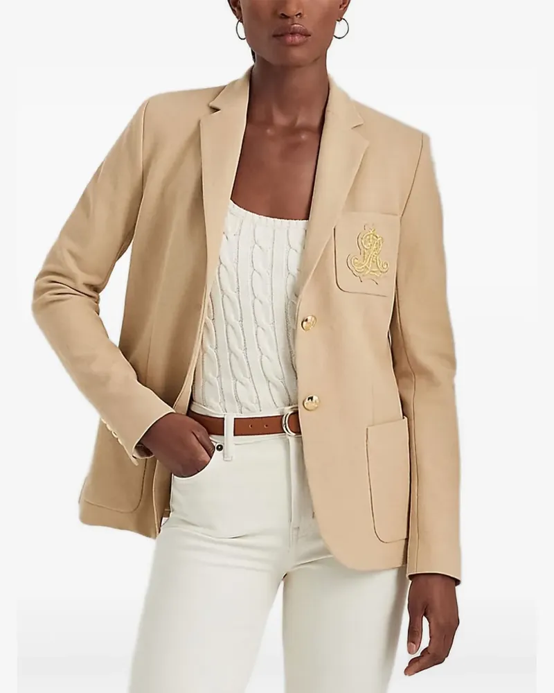 Ralph Lauren Besticktes Sakko - Nude Nude