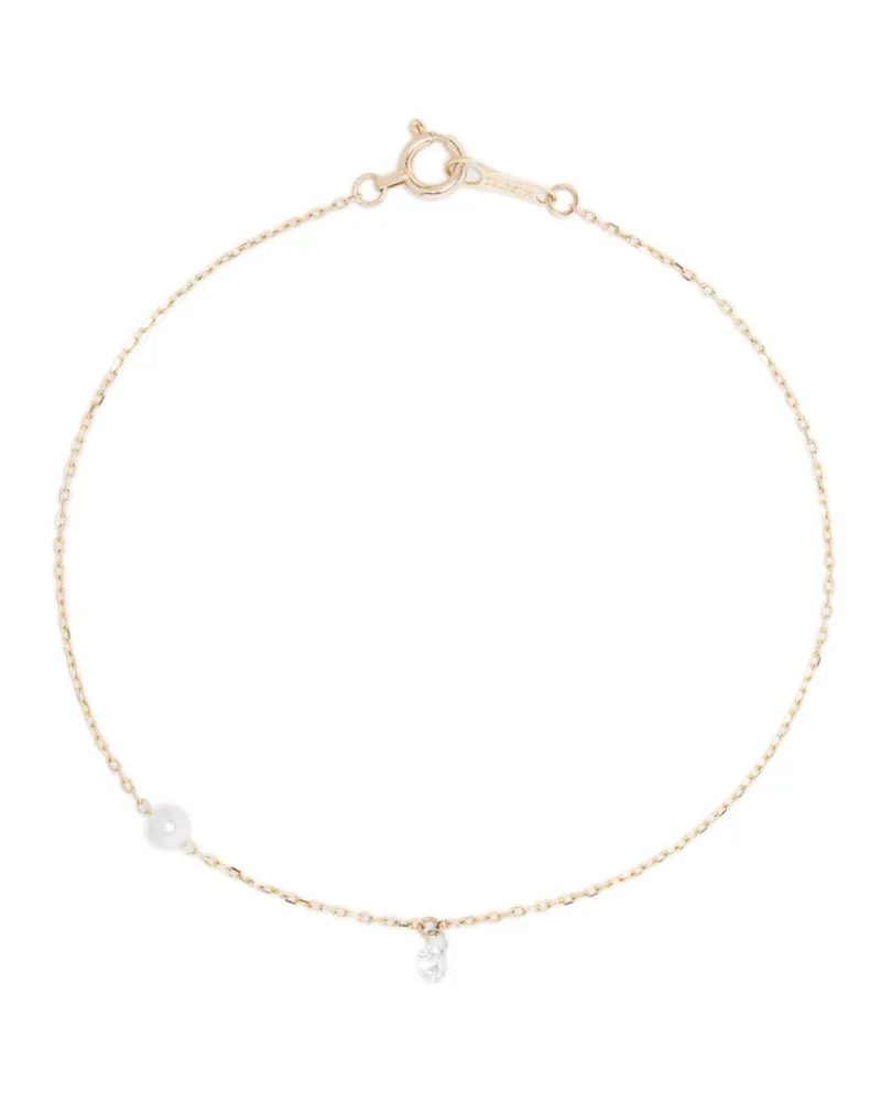 MIZUKI 14kt Sea of Beauty Goldarmband mit Perlen und Diamant Gold