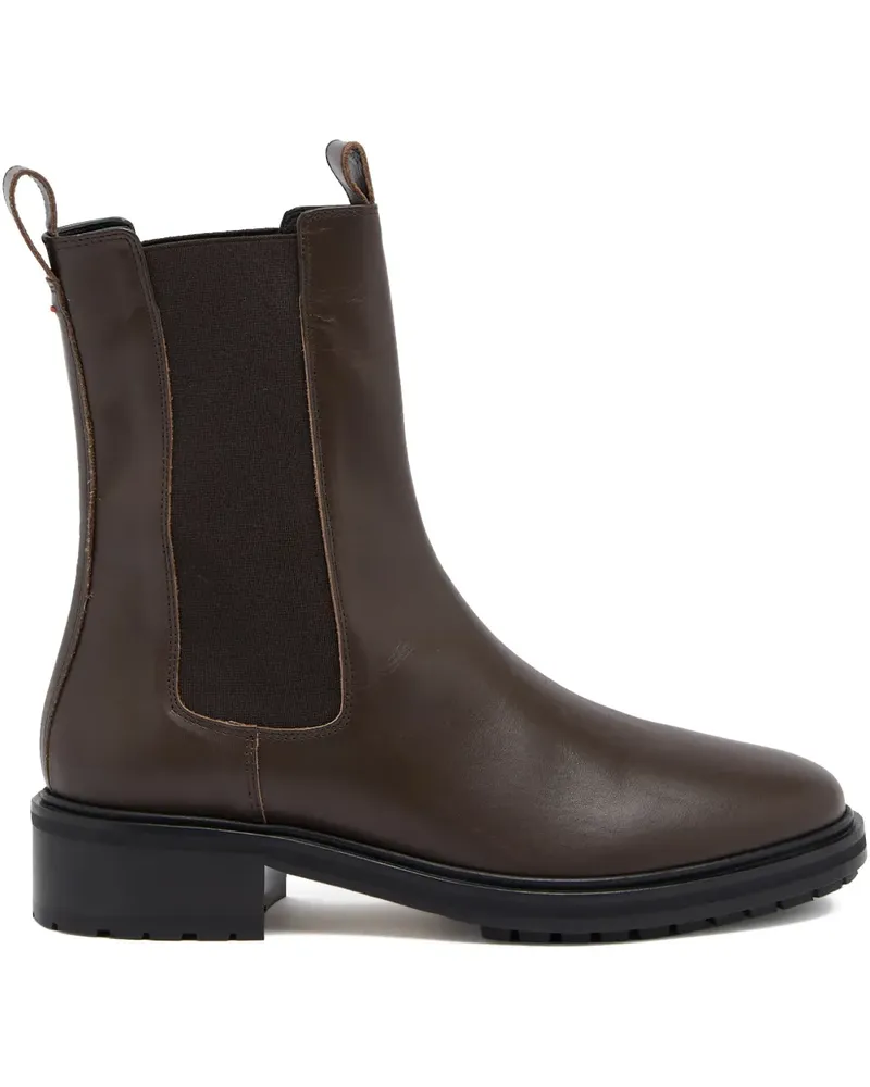 aeyde pull-tab chelsea boots - Braun Braun