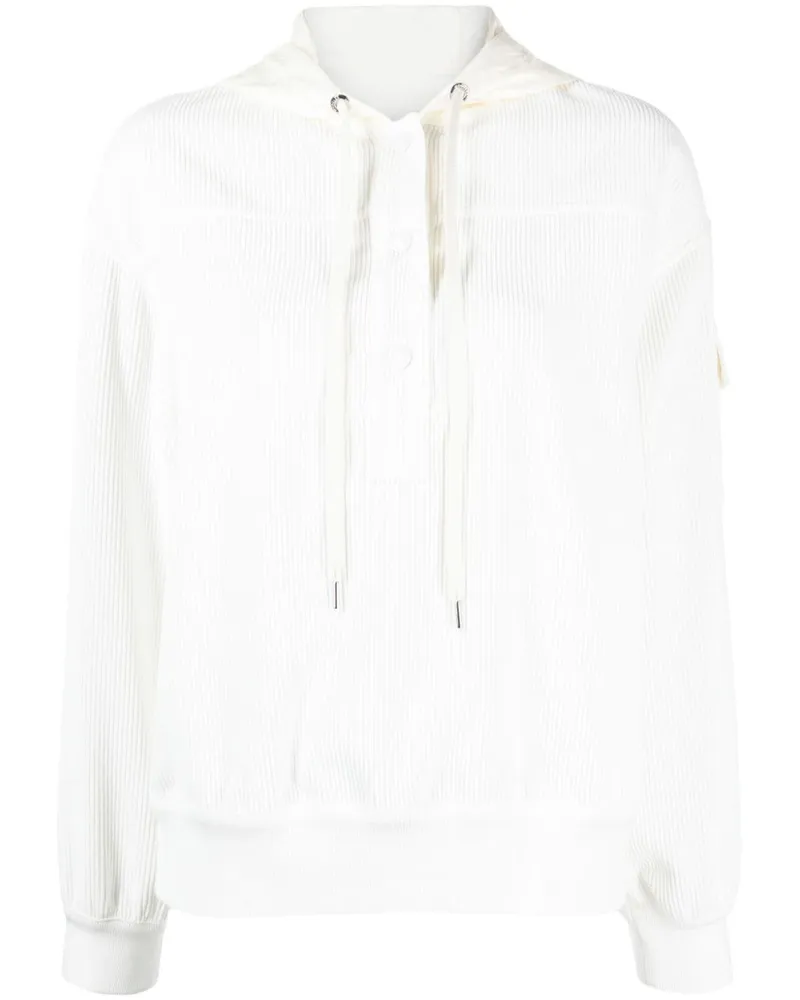 Moncler Kapuzenpullover mit Cord - Weiß Weiß