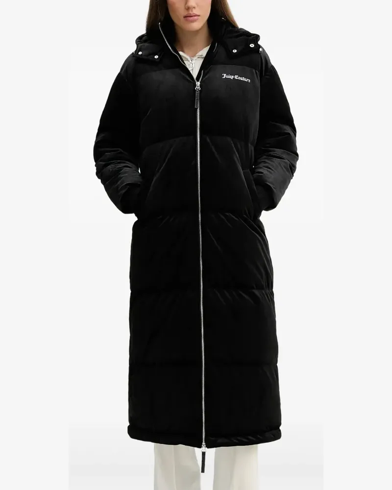 Juicy Couture hooded embellished jacket - Schwarz Schwarz