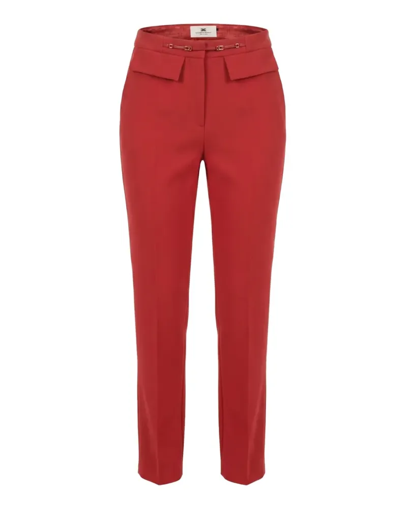 Elisabetta Franchi Hose mit hohem Bund - Rot Rot