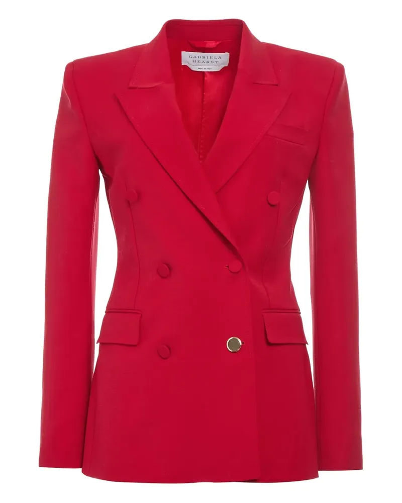 Gabriela Hearst Gavin double-breasted blazer - Rot Rot