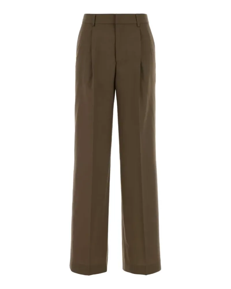 PT TORINO Lola pleated trousers - Braun Braun