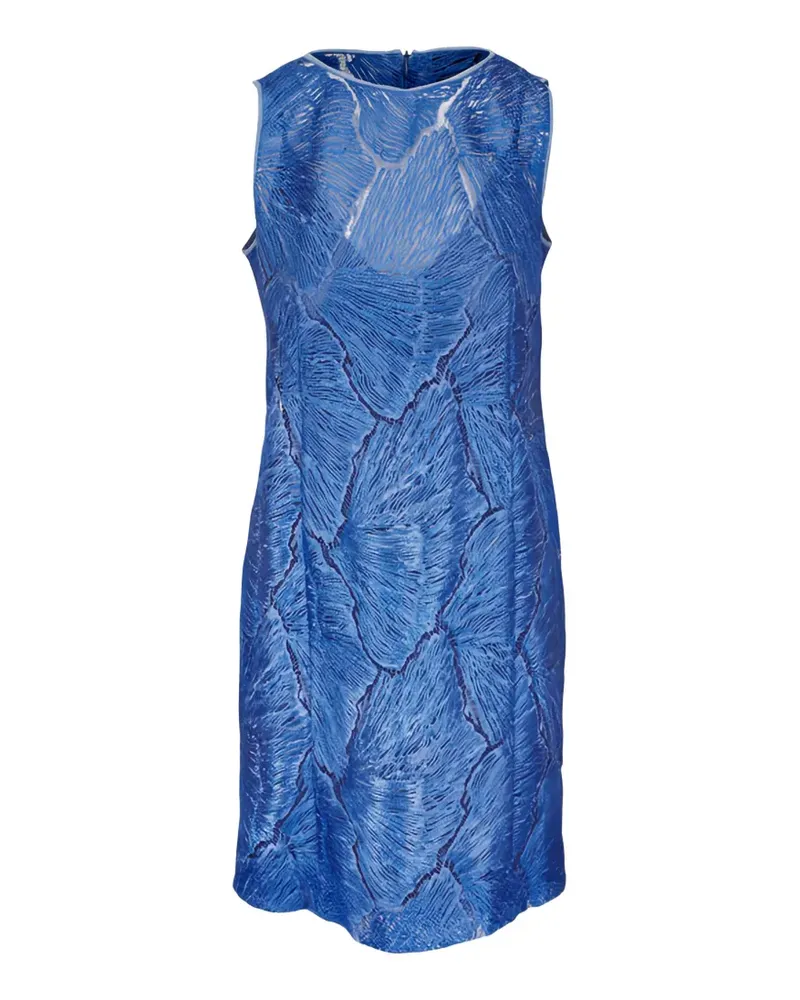 Akris lace mini dress - Blau Blau