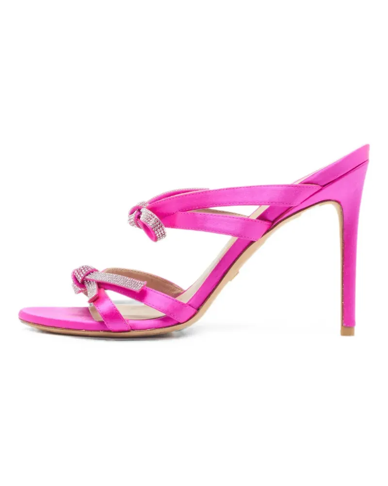 Stuart Weitzman bow-detail sandals - Rosa Rosa