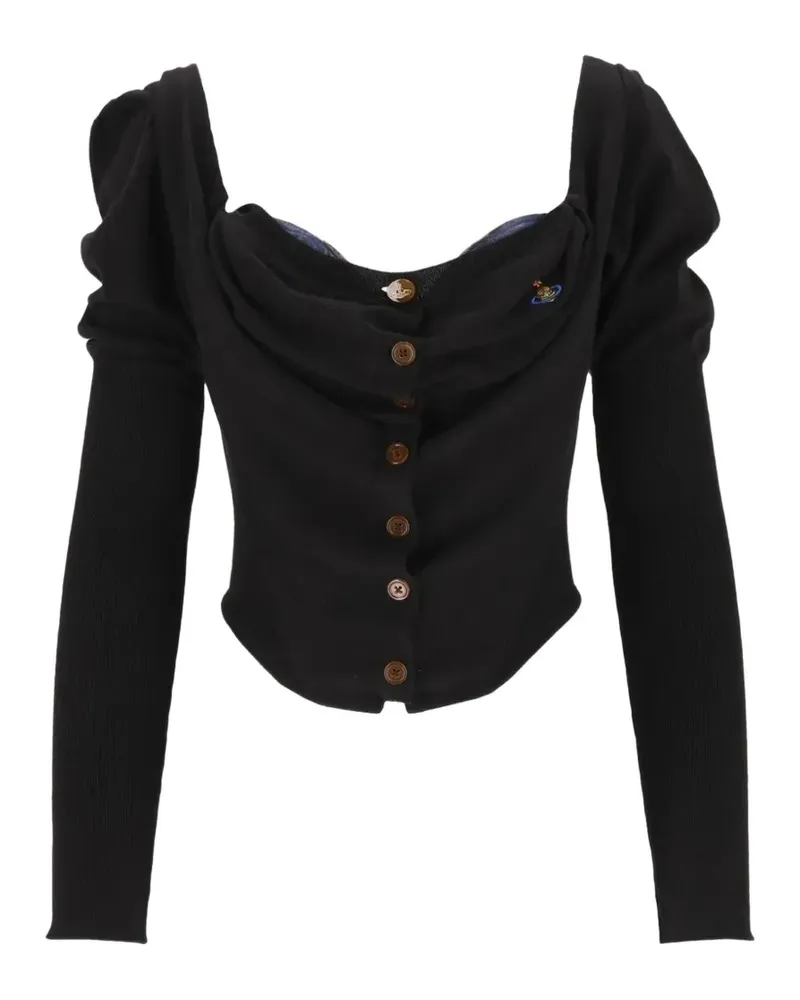 Vivienne Westwood Bea Corset top - Schwarz Schwarz