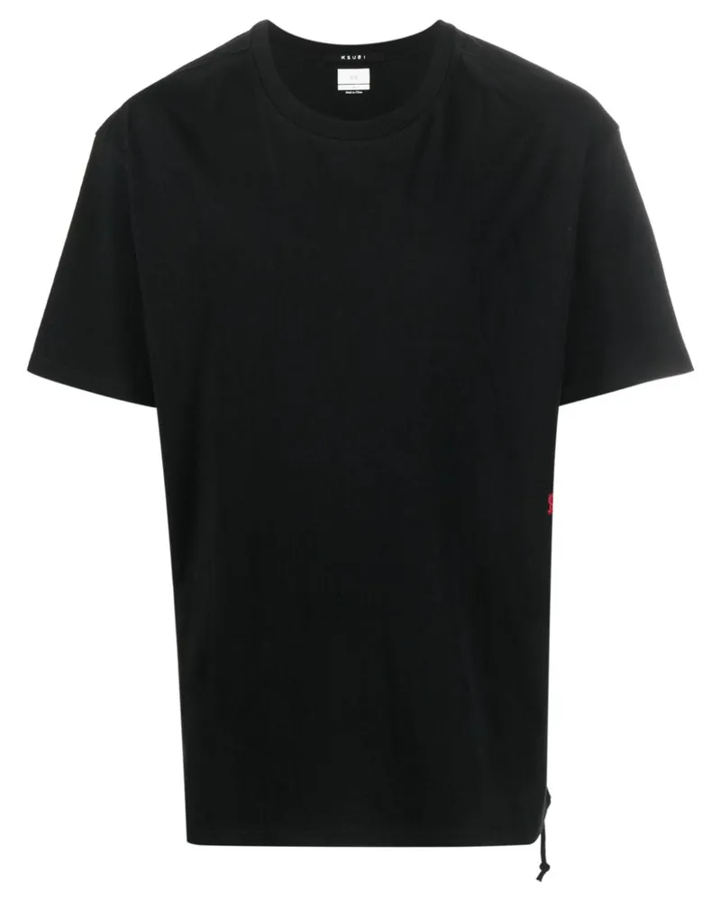 ksubi T-Shirt mit Logo-Stickerei Schwarz