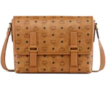 Mittelgroße Aren Kuriertasche - Braun