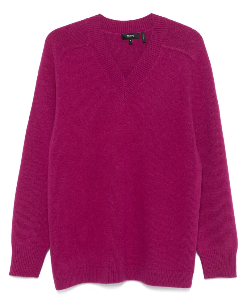 Theory Fein gestrickter Pullover - Violett Violett