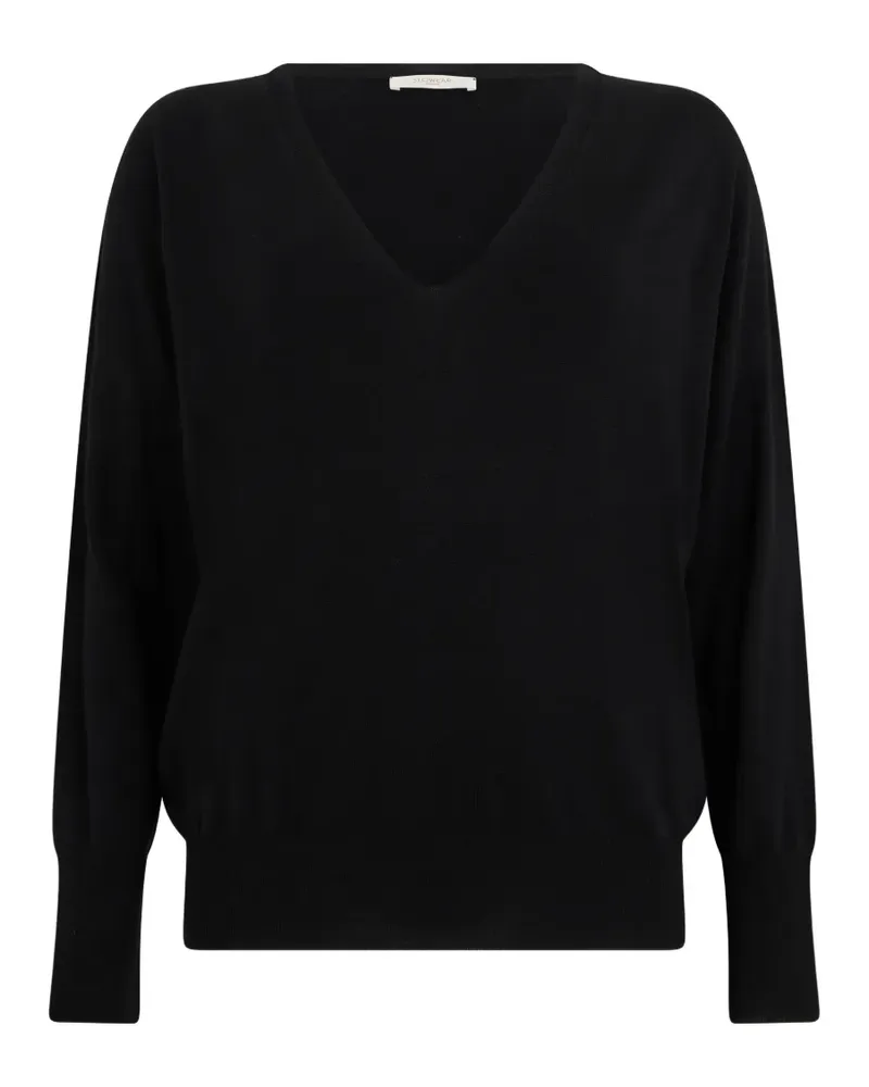 Slowear Pullover mit V-Ausschnitt - Schwarz Schwarz