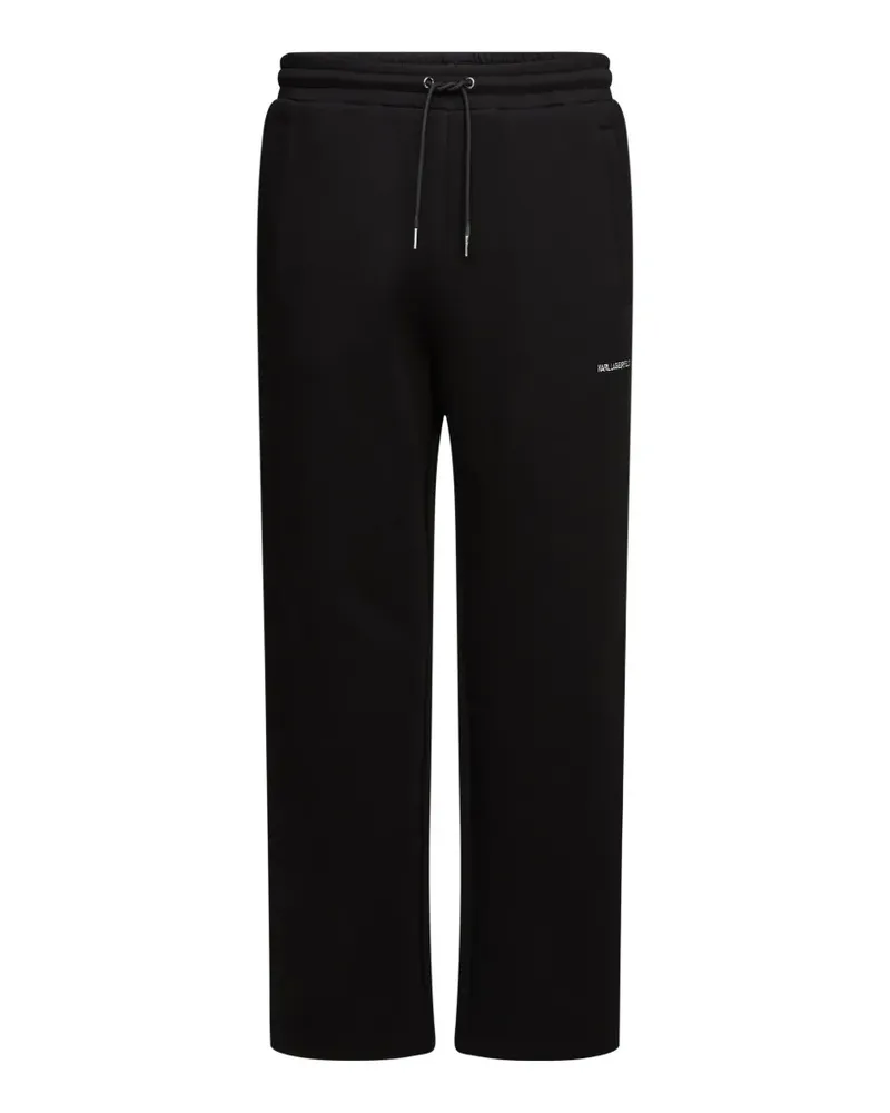 Karl Lagerfeld Jogginghose mit Logo-Print - Schwarz Schwarz