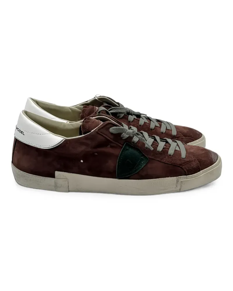 Philippe Model PRLU.XS25 Sneakers mit Logo - Braun Braun