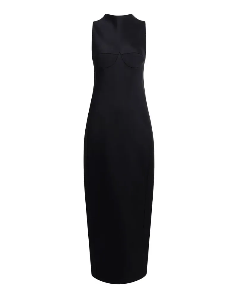 KHAITE Shoshanna Maxikleid mit Bustier-Form - Schwarz Schwarz