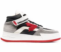 Sneakers mit Logo-Print - Grau