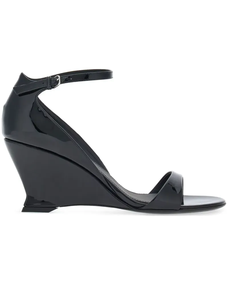 Ferragamo Sandalen mit Finish - Schwarz Schwarz
