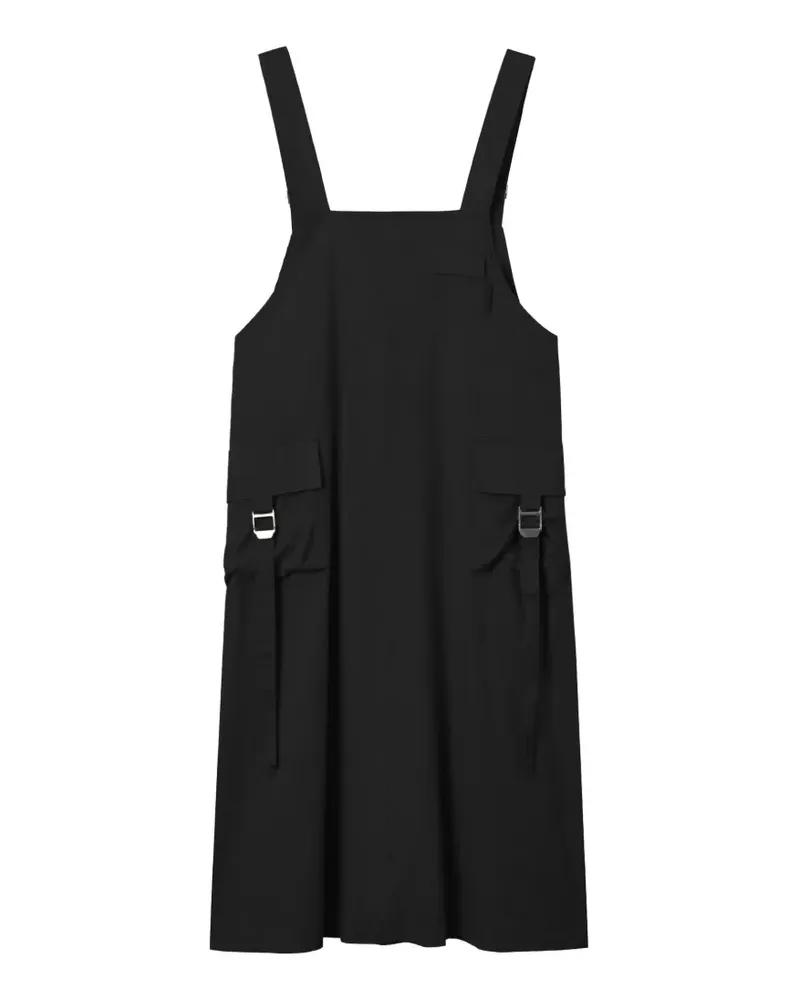 Izzue multiple-pocket midi dress - Schwarz Schwarz